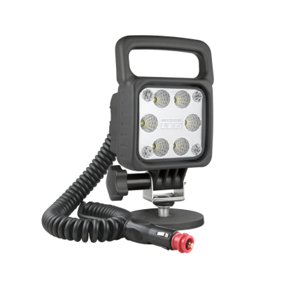Pracovní světlo LED 100x100-50° 1500lm 12/24V + kabel 8m, držák, 47432