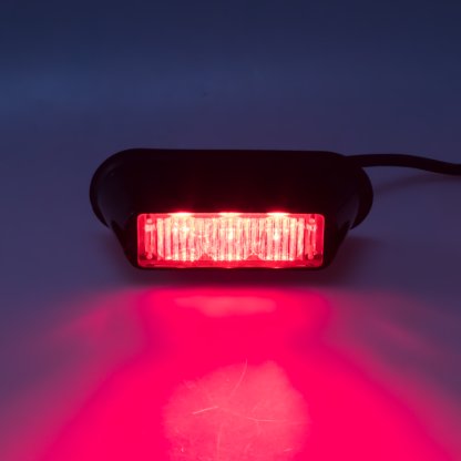 PREDATOR 3x1W LED, 12-24V, červený, ECE R10