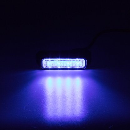 PREDATOR 4x3W LED, 12-24V, modrý, ECE R10