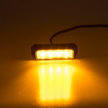 PREDATOR 4x3W LED, 12-24V, oranžový, ECE R65