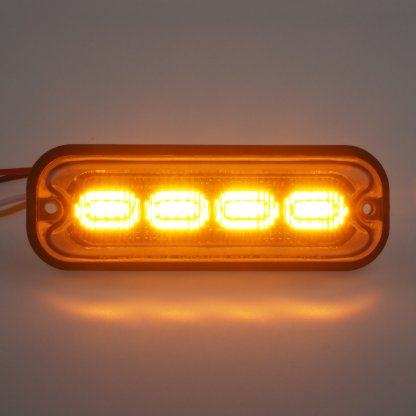 PREDATOR 4x4W LED, 12-24V, oranžový, ECE R65