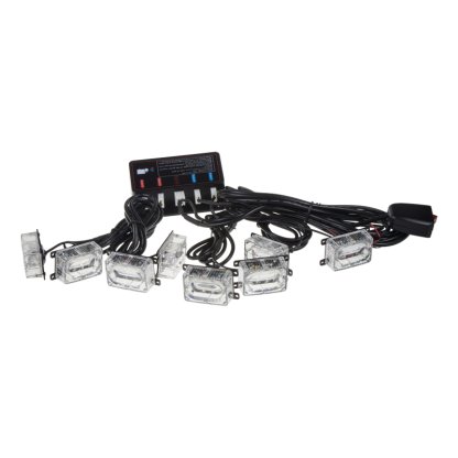 PREDATOR LED do mřížky, 12V, modrý