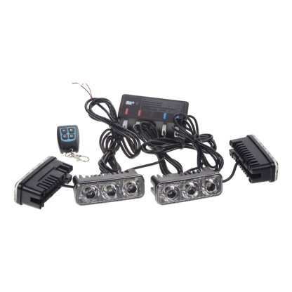 PREDATOR LED vnější bezdrátový, 12x LED 1W, 12V, modročervený