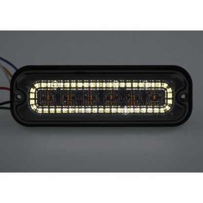 Přední bílé obrysové LED světlo s výstražným oranžovým světlem, 12-24V, ECE R65