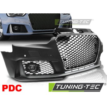 Přední nárazník AUDI A3 8V 12-16 RS style černá/chrom PDC