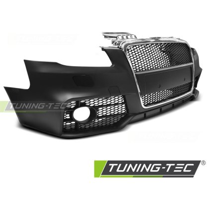 Přední nárazník AUDI A4 B7 04-08 RS style chrom černá