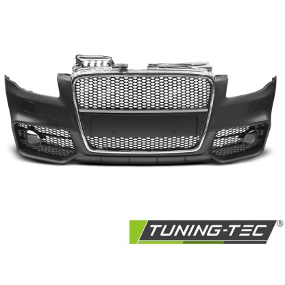 Přední nárazník AUDI A4 B7 04-08 RS style chrom černá