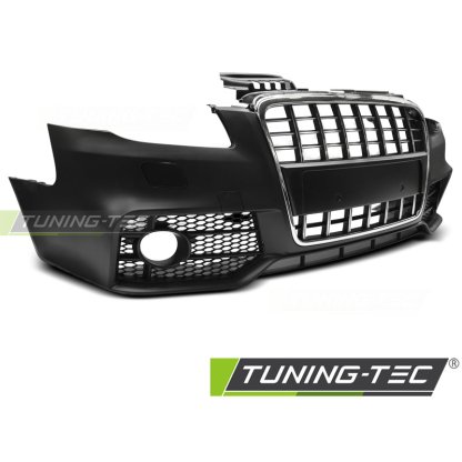 Přední nárazník AUDI A4 B7 04-08 S-LINE chrom černá