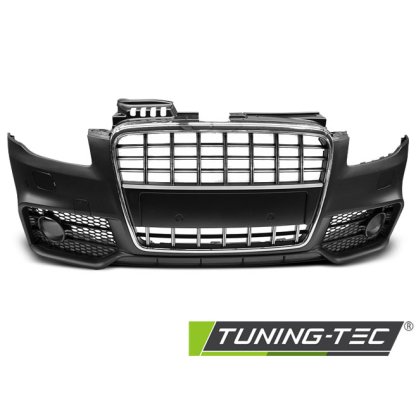 Přední nárazník AUDI A4 B7 04-08 S-LINE chrom černá