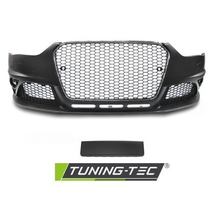 Přední nárazník AUDI A4 B8 12-15 RS style, chrom černá PDC