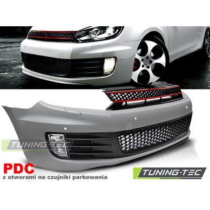 Přední nárazník + mlhovky VW Golf VI / 6 08- GTI look, PDC