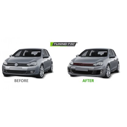 Přední nárazník + mlhovky VW Golf VI / 6 08- GTI look, PDC