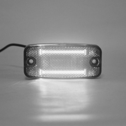 Přední obrysové světlo LED, bílý obdélník, ECE R10