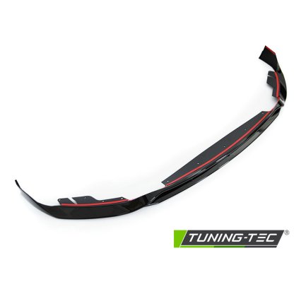 Přední spoiler-lippa pro BMW G30 G31 LCI 20- sport style - černý lesk