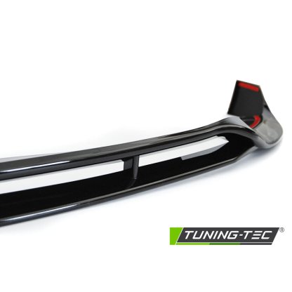 Přední spoiler-lippa pro BMW G30 G31 LCI 20- sport style - černý lesk