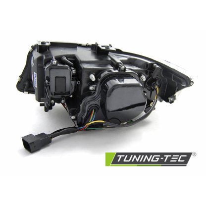 Přední světla 3D LED angel eyes BMW E90/E91 05-08 chromová