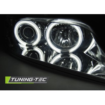Přední světla angel eyes CCFL BMW Z3 96-02 chrom