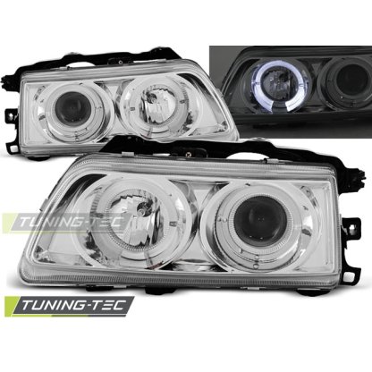 Přední světla angel eyes Honda CRX 88-89 chromové