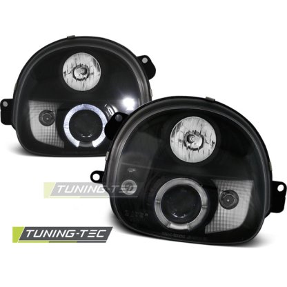 Přední světla angel eyes Renault Twingo černé