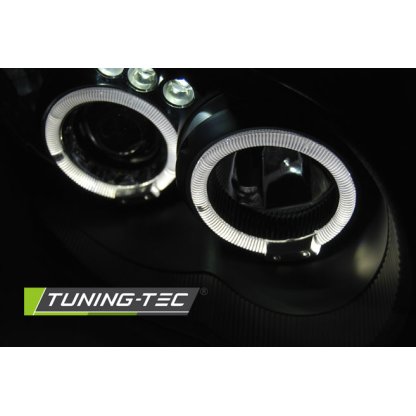 Přední světla angel eyes Subaru Impreza 03-05 černá