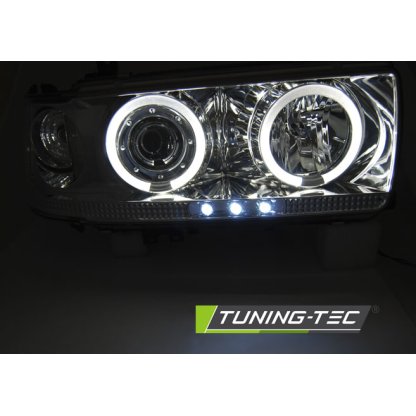 Přední světla angel eyes Toyota Land Cruiser 80 90-97 chrom