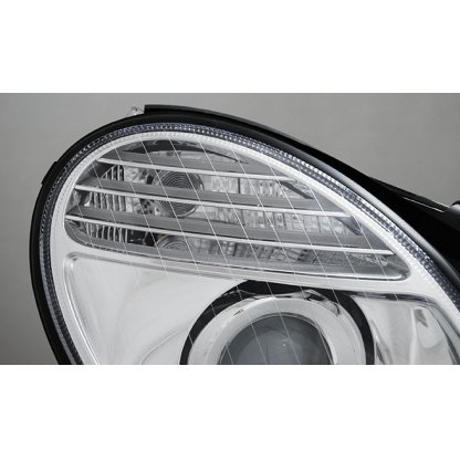 Přední světla čirá Mercedes-Benz E W211 02-06 D2S xenon chrom