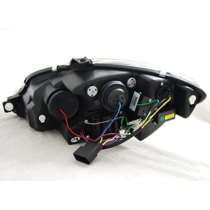 Přední světla čirá s LED Seat Leon/Altea/Toledo 09-13 černá