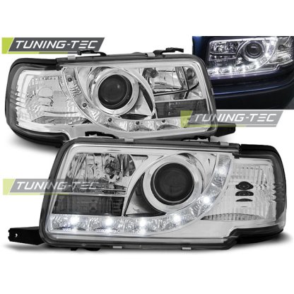 Přední světla Devil eyes AUDI 80 91-96 chrom