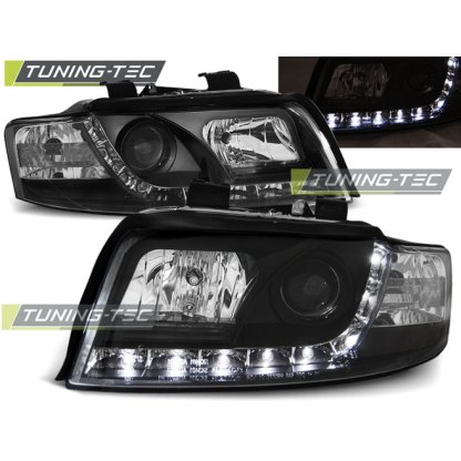 Přední světla Devil eyes AUDI A4 8E 00-04 černá