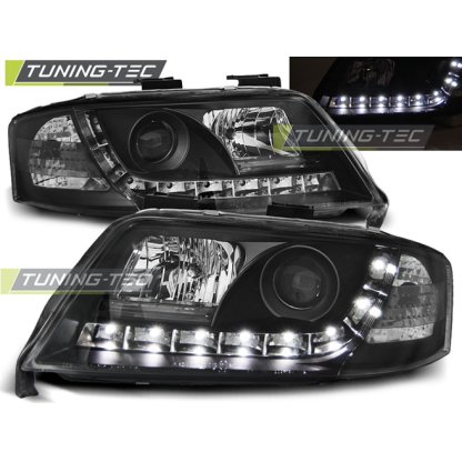 Přední světla Devil eyes AUDI A6 4B C5 97-01 černá