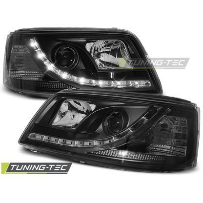 Přední světla Devil Eyes s LED VW T5 03- černé