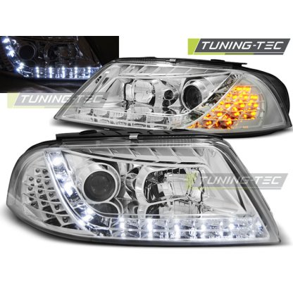 Přední světla Devil Eyes VW Passat 3BG 00-04 chrom LED blinkr