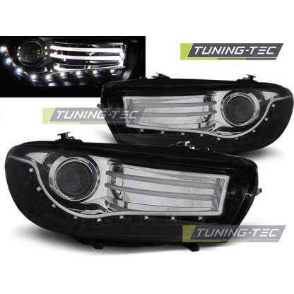 Přední světla Devil Eyes VW Scirocco 3 černá
