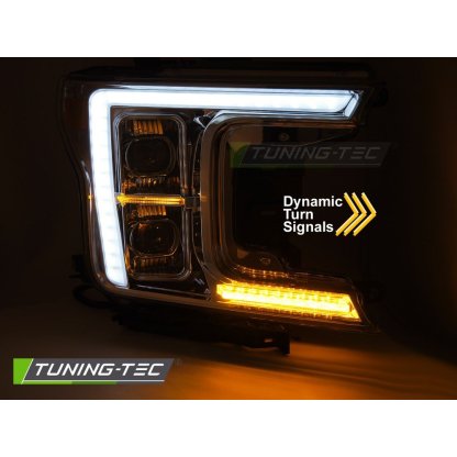 Přední světla full LED pro FORD F150 MK13 2017-2020 chrom