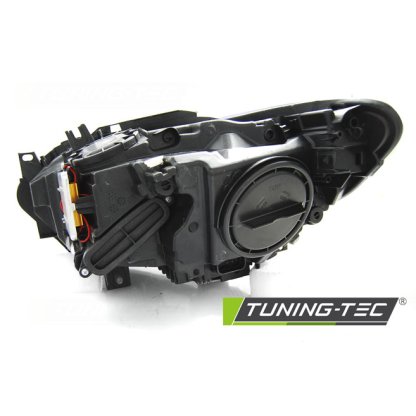 Přední světla LED angel eyes s denními světly BMW F20/F21 11-14 černá