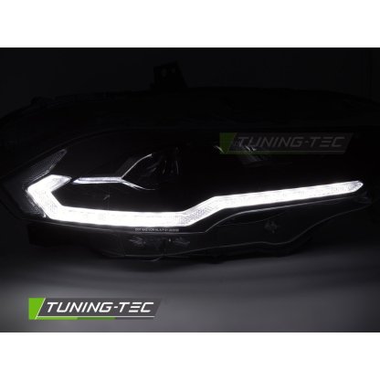 Přední světla LED, LED denní světla pro FORD MUSTANG 2018-2021 černá