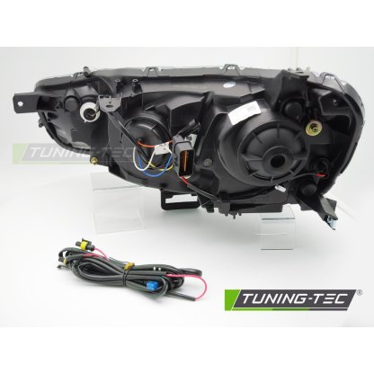Přední světla LED pro MITSUBISHI LANCER 8 2008-2016 černá