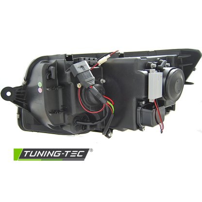 Přední světla LED s denními světly, LED dynamickým blinkrem pro VW T6 09-15 černá