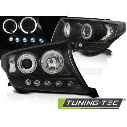 Přední světla LED Toyota Land Cruiser FJ200 07-12 černá