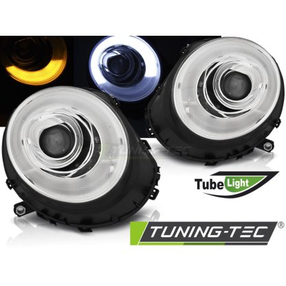 Přední světla LED Tubelight BMW Mini Cooper 06-14 chromová
