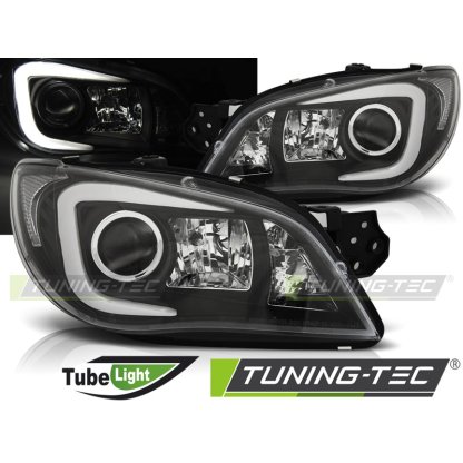 Přední světla LED TubeLight Subaru Impreza II GD 06-07 černá