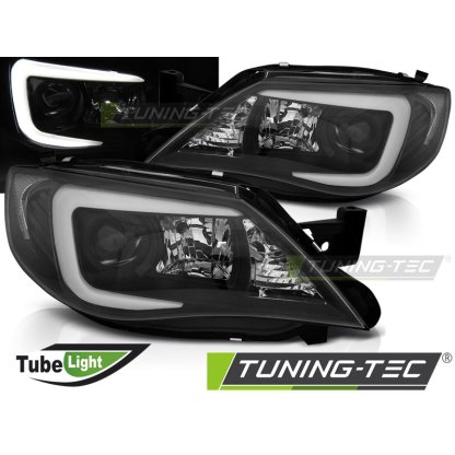 Přední světla LED TubeLight Subaru Impreza III GH 07-12 černá