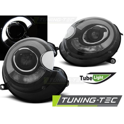 Přední světla LED TubeLights BMW Mini Cooper 06-14 černá