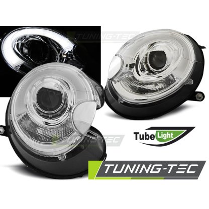 Přední světla LED TubeLights BMW Mini Cooper 06-14 chrom