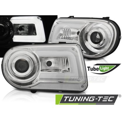 Přední světla LED TubeLights Chrysler 300C 05-10 chrom
