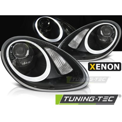Přední světla LED TubeLights D2S xenon Porsche Boxter (987) 05-08 černá