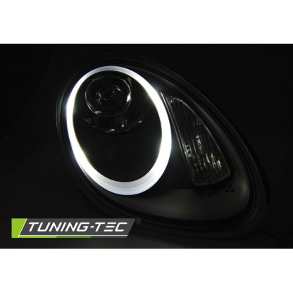 Přední světla LED TubeLights D2S xenon Porsche Boxter (987) 05-08 černá