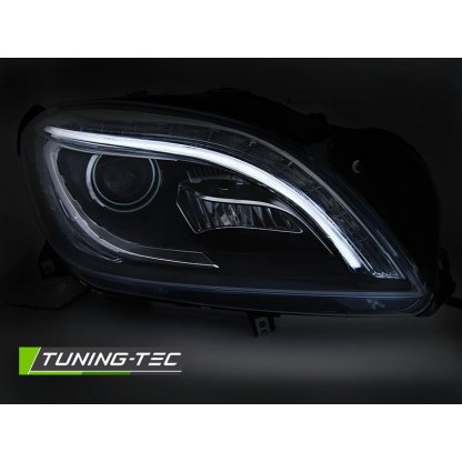 Přední světla s LED blinkrem, Mercedes-Benz M W166 2011-2015 černá