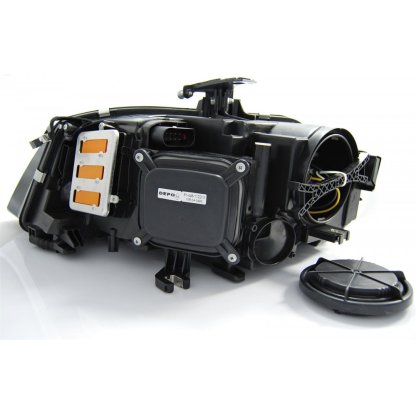 Přední světla s LED denními světly AUDI A4 B8 08-11 černá