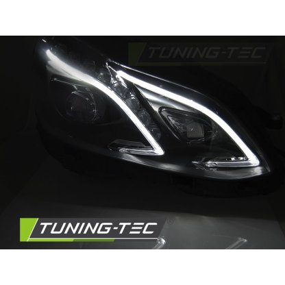 Přední světla s LED denními světly Mercedes-Benz E W212 13-16 černá